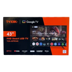 Televisor Smart Led Tv Toxiik 43 Pulgadas Tok-43pro4k
